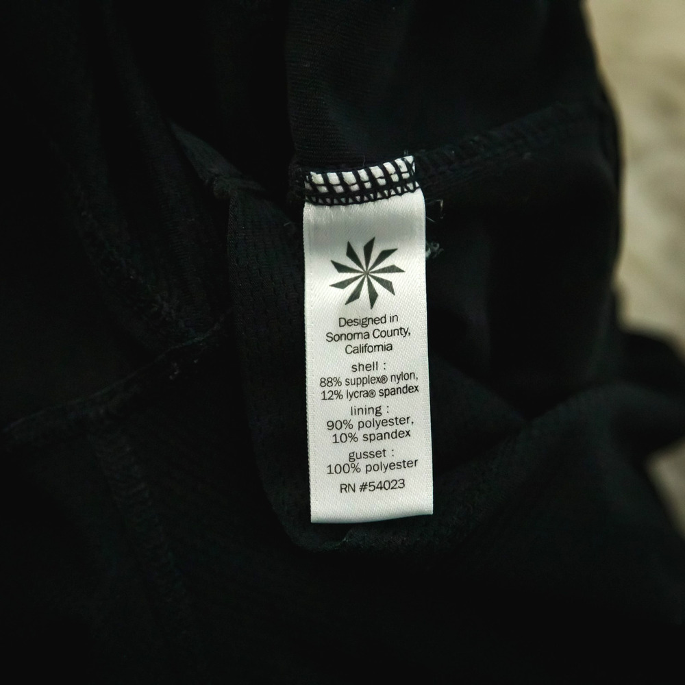 Athleta Size Medium M Black Metro Pull On Mini Active Athletic Knit Short Skort - Picture 6 of 8